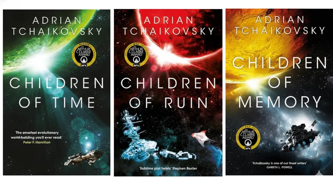 Book covers of all three books